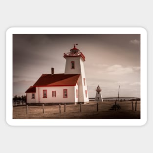 Wood Island Lighthouse P.E.I. Canada 1 Sticker
